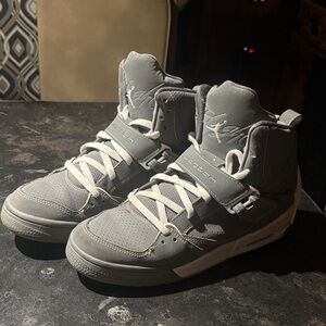 Jordan High Tops-Grey